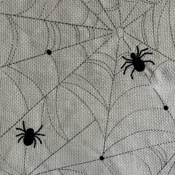 COPY - Rachel Zoe two table runners one lights up with spiders the other black … - Picture 3 of 8